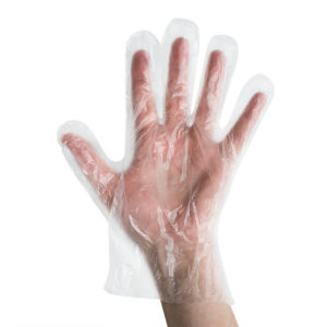 Polyethylene gloves